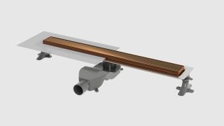 Душевой лоток Boheme Premium Linear 982-60-BRB 60 см брашированная бронза